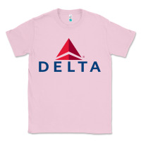 Bubblegum Pink DELTA Classic Tee - linhVisuals