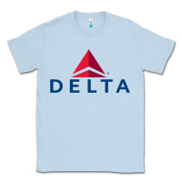 Dusty Blue DELTA Classic Tee - linhVisuals