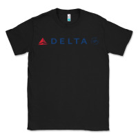 Black DELTA SKY TEAM Classic Tee - linhVisuals