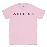 Bubblegum Pink DELTA SKY TEAM Classic Tee - linhVisuals