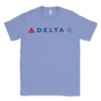 Colony Blue DELTA SKY TEAM Classic Tee - linhVisuals