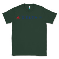 Sports Green DELTA SKY TEAM Classic Tee - linhVisuals
