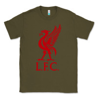 Army Green LIVERPOOL TEAM Classic Tee - linhVisuals
