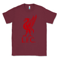 Burgundy LIVERPOOL TEAM Classic Tee - linhVisuals