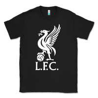 Black LIVERPOOL CLUB POPULAR Classic Tee - linhVisuals