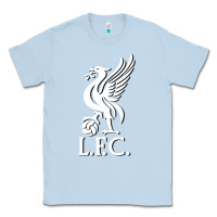 Dusty Blue LIVERPOOL CLUB POPULAR Classic Tee - linhVisuals