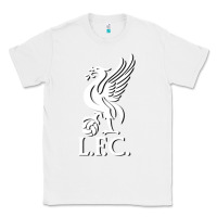 White LIVERPOOL CLUB POPULAR Classic Tee - linhVisuals