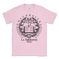 Bubblegum Pink universite paris la sorbonne Classic Tee - linhVisuals