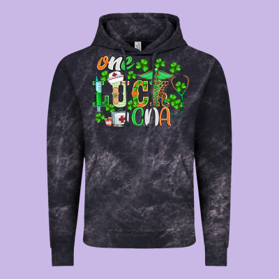 St.patricks One Lucky Cna  Nurse Vintage Hoodie Designed By Barkaloodesign