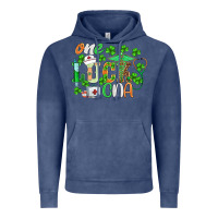 Vintage Denim st.patricks one lucky cna  nurse Vintage Hoodie - BarkalooDesign