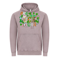 Vintage Zinc st.patricks one lucky cna  nurse Vintage Hoodie - BarkalooDesign