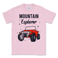 Bubblegum Pink mountain explorer Classic Tee - linhVisuals