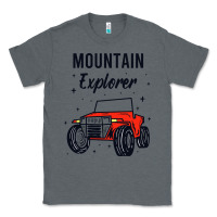 Charcoal Heather mountain explorer Classic Tee - linhVisuals