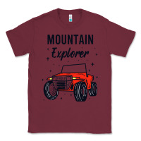Burgundy mountain explorer Classic Tee - linhVisuals