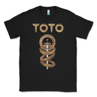 Black TOTO ROCK Classic Tee - linhVisuals