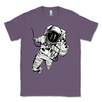 Lavender astronaut in the space Classic Tee - linhVisuals