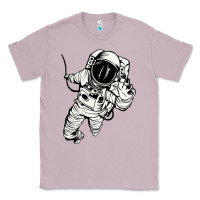 Lilac astronaut in the space Classic Tee - linhVisuals