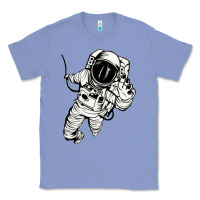 Colony Blue astronaut in the space Classic Tee - linhVisuals