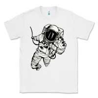 White astronaut in the space Classic Tee - linhVisuals