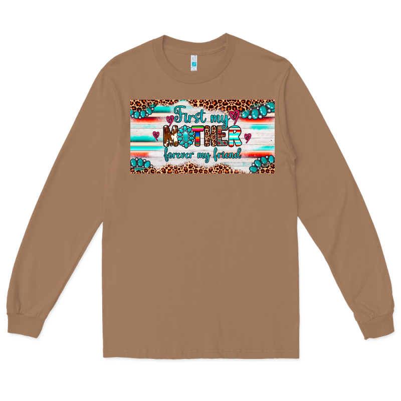 First My Mother Forever My Friend  License Plate Long Sleeve Tee by Artiststas | Teevron