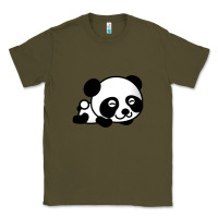 Army Green baby panda bear Classic Tee - linhVisuals