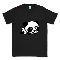 Black baby panda bear Classic Tee - linhVisuals