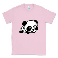 Bubblegum Pink baby panda bear Classic Tee - linhVisuals