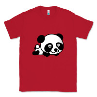Red baby panda bear Classic Tee - linhVisuals