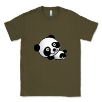 Army Green baby panda bear Classic Tee - linhVisuals
