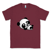 Burgundy baby panda bear Classic Tee - linhVisuals