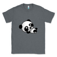 Charcoal Heather baby panda bear Classic Tee - linhVisuals