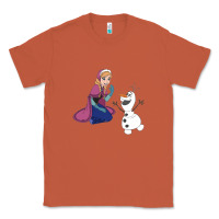 Copper olaf and  elsa Classic Tee - linhVisuals