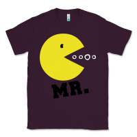 Plum Mr Pacman Classic Tee - linhVisuals