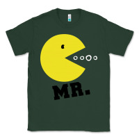 Sports Green Mr Pacman Classic Tee - linhVisuals