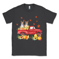 Smoke basenji pumpkin truck fall leaf thanksgiving halloween Classic Tee - linhVisuals