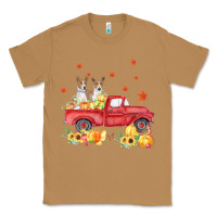 Toasted Coconut basenji pumpkin truck fall leaf thanksgiving halloween Classic Tee - linhVisuals