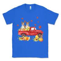 True Royal basenji pumpkin truck fall leaf thanksgiving halloween Classic Tee - linhVisuals