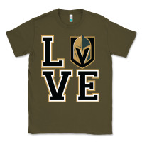 Army Green the love golden knight Classic Tee - linhVisuals