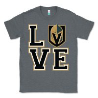 Charcoal Heather the love golden knight Classic Tee - linhVisuals