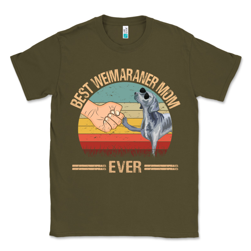 Best Weimaraner Mom Ever Mom Gift Mother's Day Classic Tee by linhVisuals | Teevron