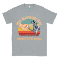Heather Grey best weimaraner mom ever mom gift mother's day Classic Tee - linhVisuals
