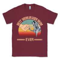 Burgundy best weimaraner mom ever mom gift mother's day Classic Tee - linhVisuals