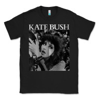 Black kate bush vintage Classic Tee - linhVisuals