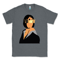 Charcoal Heather rihanna artwork Classic Tee - linhVisuals