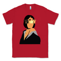 Red rihanna artwork Classic Tee - linhVisuals