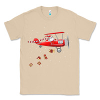 Mushroom christmas santa claus pilot flying airplane gift tee Classic Tee - linhVisuals