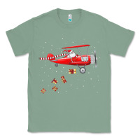 Sage christmas santa claus pilot flying airplane gift tee Classic Tee - linhVisuals