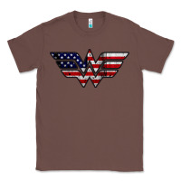 Chestnut Wonder woman american flag Classic Tee - linhVisuals