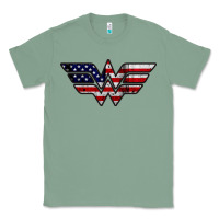 Sage Wonder woman american flag Classic Tee - linhVisuals
