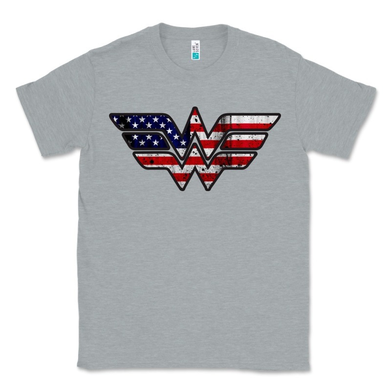 Wonder Woman American Flag Classic Tee by linhVisuals | Teevron
